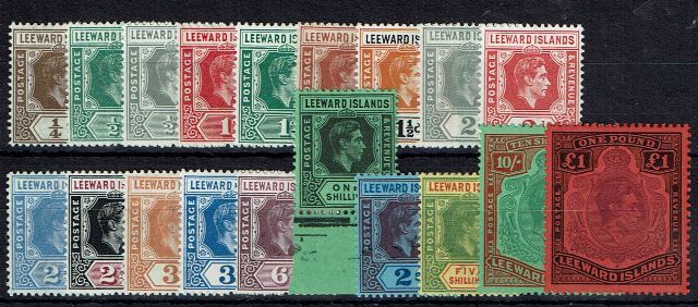 Image of Leeward Islands SG 95/114b UMM British Commonwealth Stamp